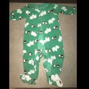 Baby boy cozy sleeper